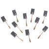 10Pcs Graphite Copper Motor Carbon Brushes Kit For Angle Grinder 6*8.5*13.5Mm