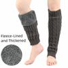 Twist Pattern Winter Boot Socks Knitting Boot Leg Sleeve Y2k Foot Covers Ankle Warmer