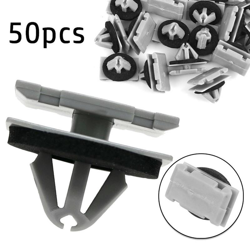 50pcs Car Plastic Rivet Bumper Fastener Clips For Jeep ( Grand )-Cherokee WK2 68172491AA 68271803AA 68395627AA 11571175 19352782