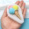 3D Ice Cream Shape Silicone Mold DIY Fondant Chocolate Cake Decoration Baking Tool Handmade Kitchen Accessories Clay Resin Mould