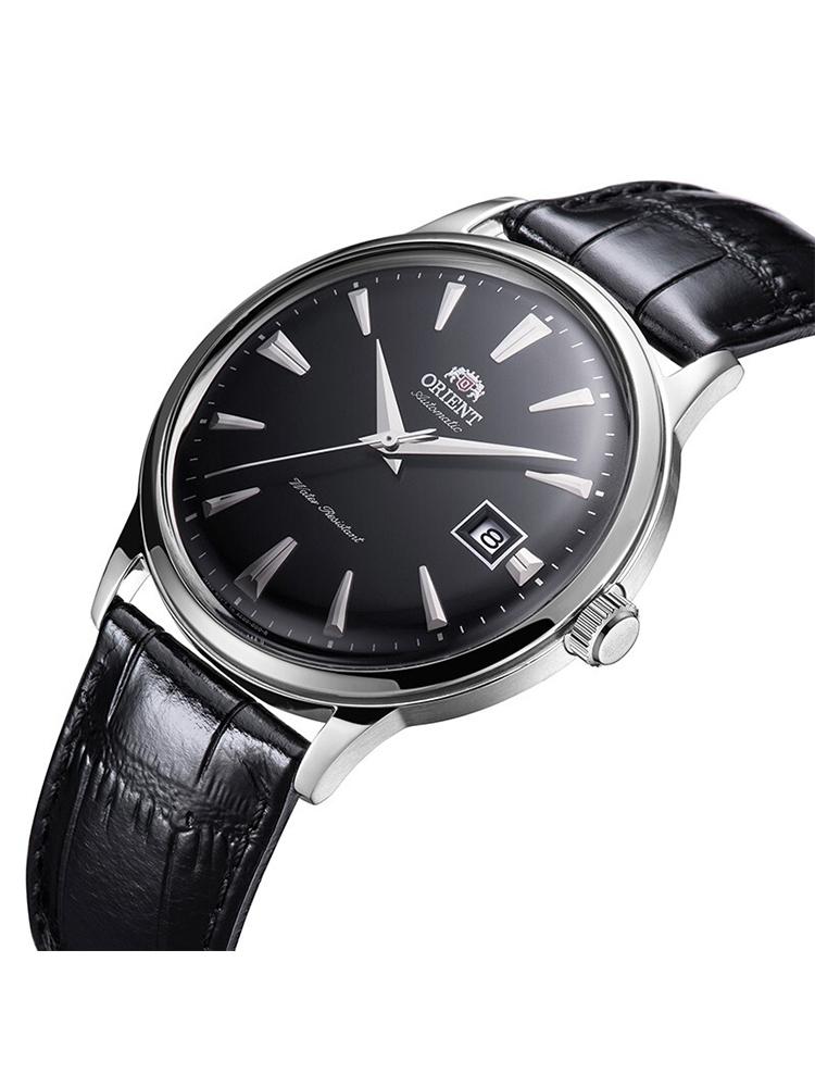 Мужские механические часы с белым циферблатом, корпус из нержавеющей стали с кожаным ремешком, подходят для бизнеса и повседневной носки. Элегантный подарок для мужчин FAC00005W0