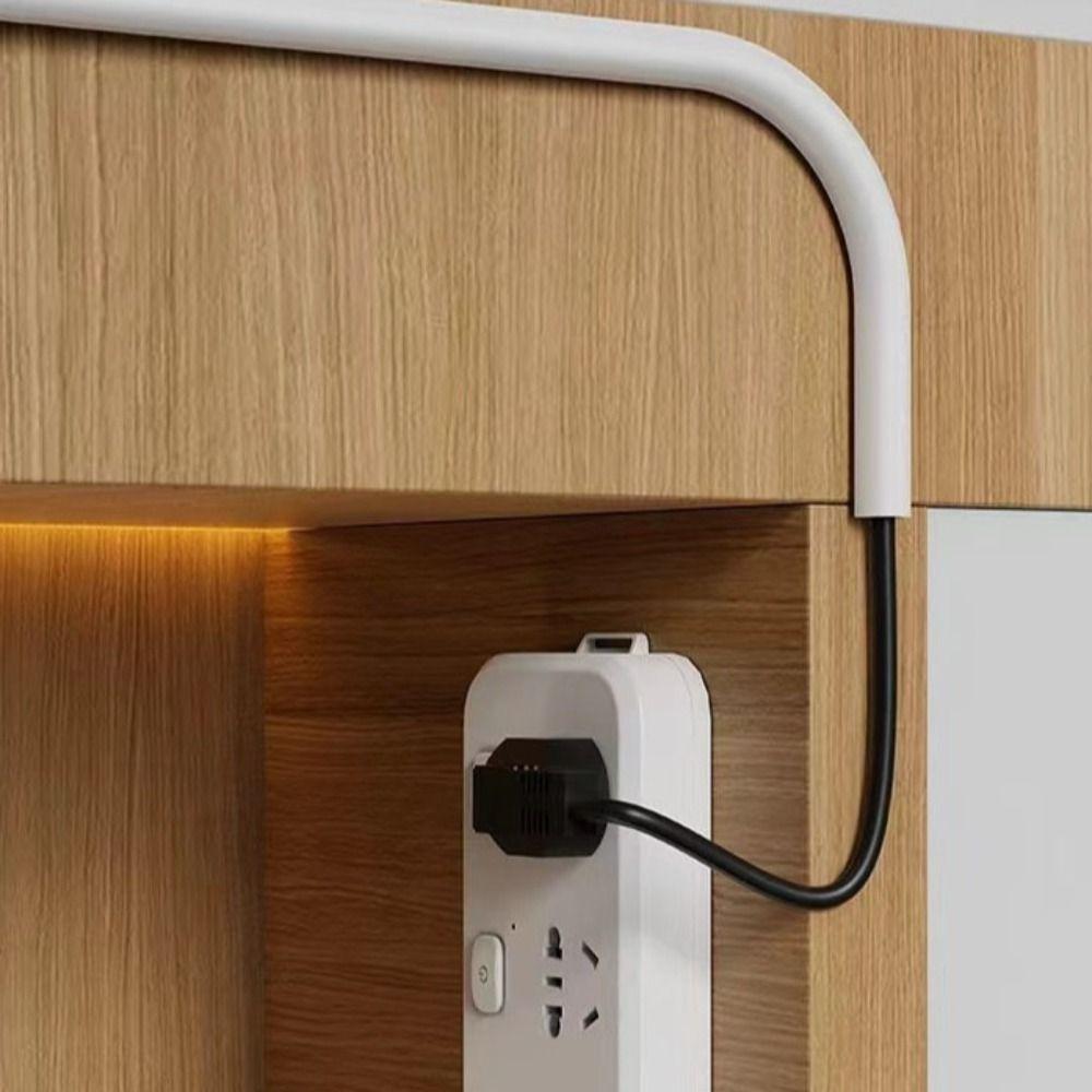 Cable Concealer Soft Rubber Trunking Protector Wire Self-adhesive Wall Cord Cover Sleeve Cords