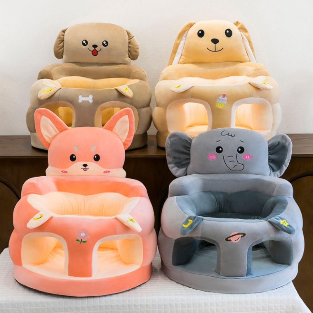 Heightened Design Baby Learning Chair Cartoon Style Baby Sofa Chair Learning to Sit