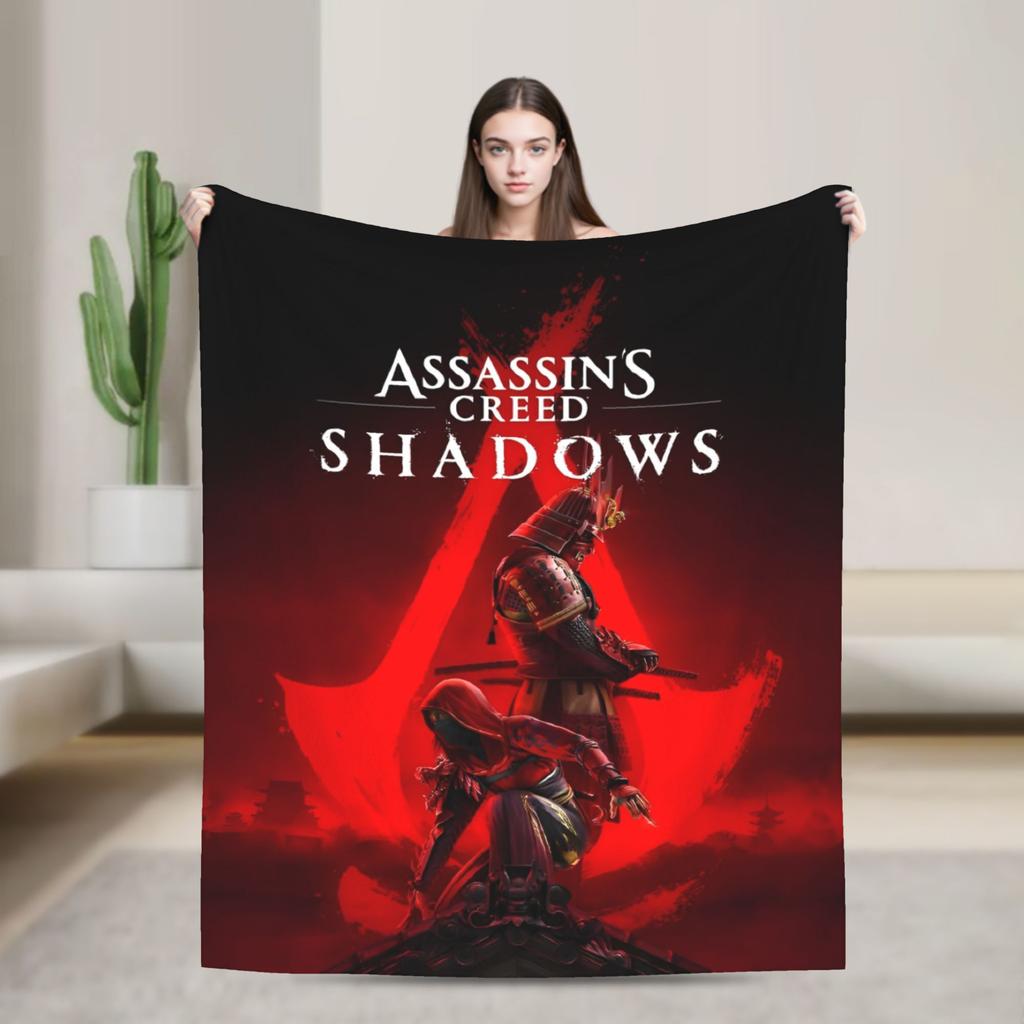 A- Assassin's Creed Пледы Фланелевые Винтажные Теплые Пледы для Покрывала Осень/Зима