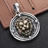 Mighty Lion King Avatar Pendant Cool European and American Hip Hop Animal Round Pendant for Men