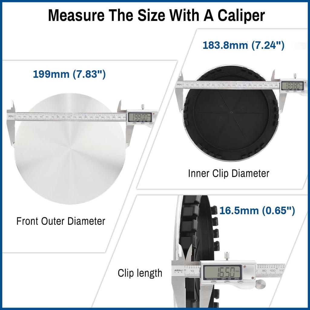 Wheel Center Caps for Chevy 16" Wheel Suburban 1500 Blazer Express Van Suburban Tahoe 1992-1999 Center Hubcaps, 9593887 9593888 15040220, 5 Spokes, 1