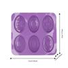 6-Cavity Design Soap Molding Case Flexible Silicone Cake Mold Set Silicone Soap Mold  Handmade Soap