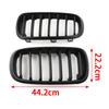 Matte Black Car Front Bumper Kidney Grille Single Slat Grill For BMW X5 F15 2013-2017 For X6 F16 2014-2018