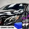 Жидкое керамическое нанопокрытие три-в-одном - водоотталкивающее, устойчивое к царапинам, защита от УФ-лучей, полироль для автомобиля и усилитель цвета