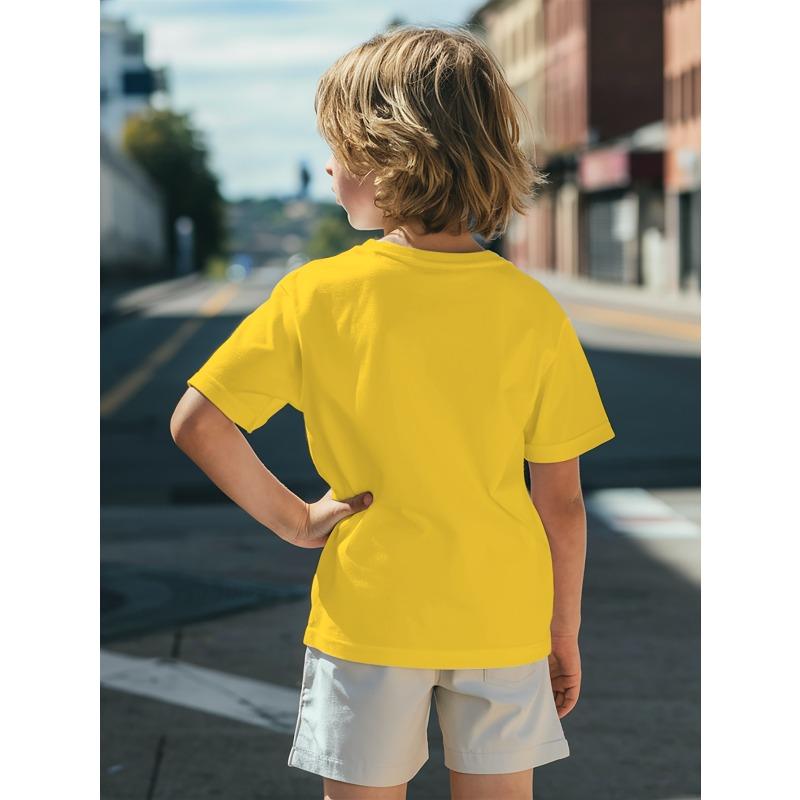 Boys Crewneck Short Sleeve T-Shirt, Resurrection Sunday Cute Print