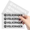 4Pcs Car Door Handle Stickers Tire Rear View Mirror Decals For Volkswagen Golf-5 6 7 MK6 Jetta Lavida Polo Tiguan Passat B5 B6 B7