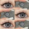 Eyeshare 1pair Gray Color Contact Lenses for Eyes Natural Soft Lens 14.5mm Big Eyes Contacts Annual Use