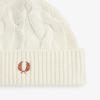 Fred Perry Шапка-бини из овечьей шерсти цвета экрю Cfpu2438135 560