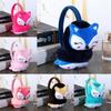 Men Women Adjustable Soft Cartoon Fox Thick Warm Earmuffs Ear Protection Ear Warmers Ear Cover