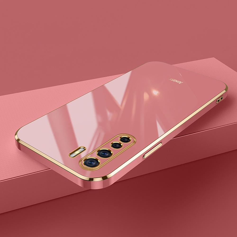 Для OPPO A91 чехол Роскошный квадратный чехол для телефона oppo Reno3 CPH2043 CPH2001 CPH2021 чехол Противоударный силиконовый чехол-накладка Fundas