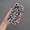 Универсальный чехол против падения линз с леопардовым принтом для Apple iPhone 15