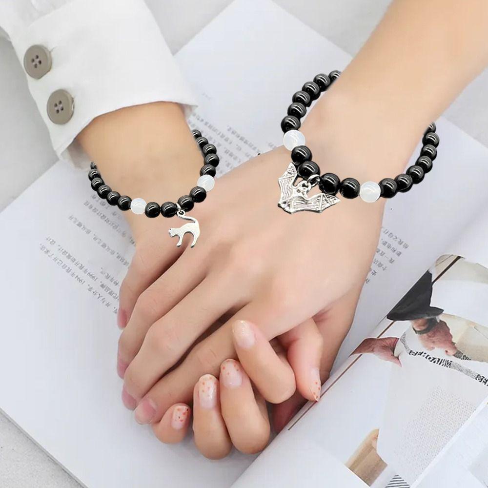 Кто действительно заботится о паре бусин Эластичный альбом Вдохновленные браслеты Милые ювелирные изделия Подарок друзьям