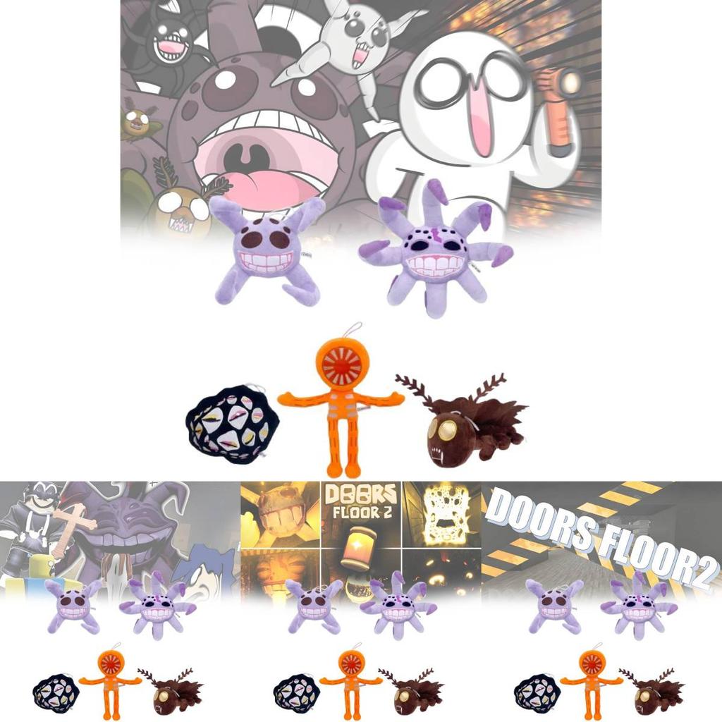 Очаровательная плюшевая игрушка Мотылек из Doors Floor2 для любителей игр, мягкая и красочная