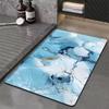 1 шт. Ковер однотонный, текстура мрамора, 3D-печать, нескользящий коврик, напольный коврик для прихожей, украшение для дома, гостиной, спальни, подарок на день рождения