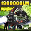 2025 Latest 800W High Power Headlight Rechargeable 18650 Headlamp Waterproof Outdoor Work Light Fluorescent Lamp Head