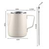 350/600ml Coffee Milk Frothing Pitcher Stainless Steel Jug Latte Art Milk Frother Pitcher Espresso Steaming Coffee Accessories