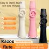 With Lanyard Kazoo Flute ABS Musical Whistle Toy Colorful Musical Instruments Boys Girls Gift