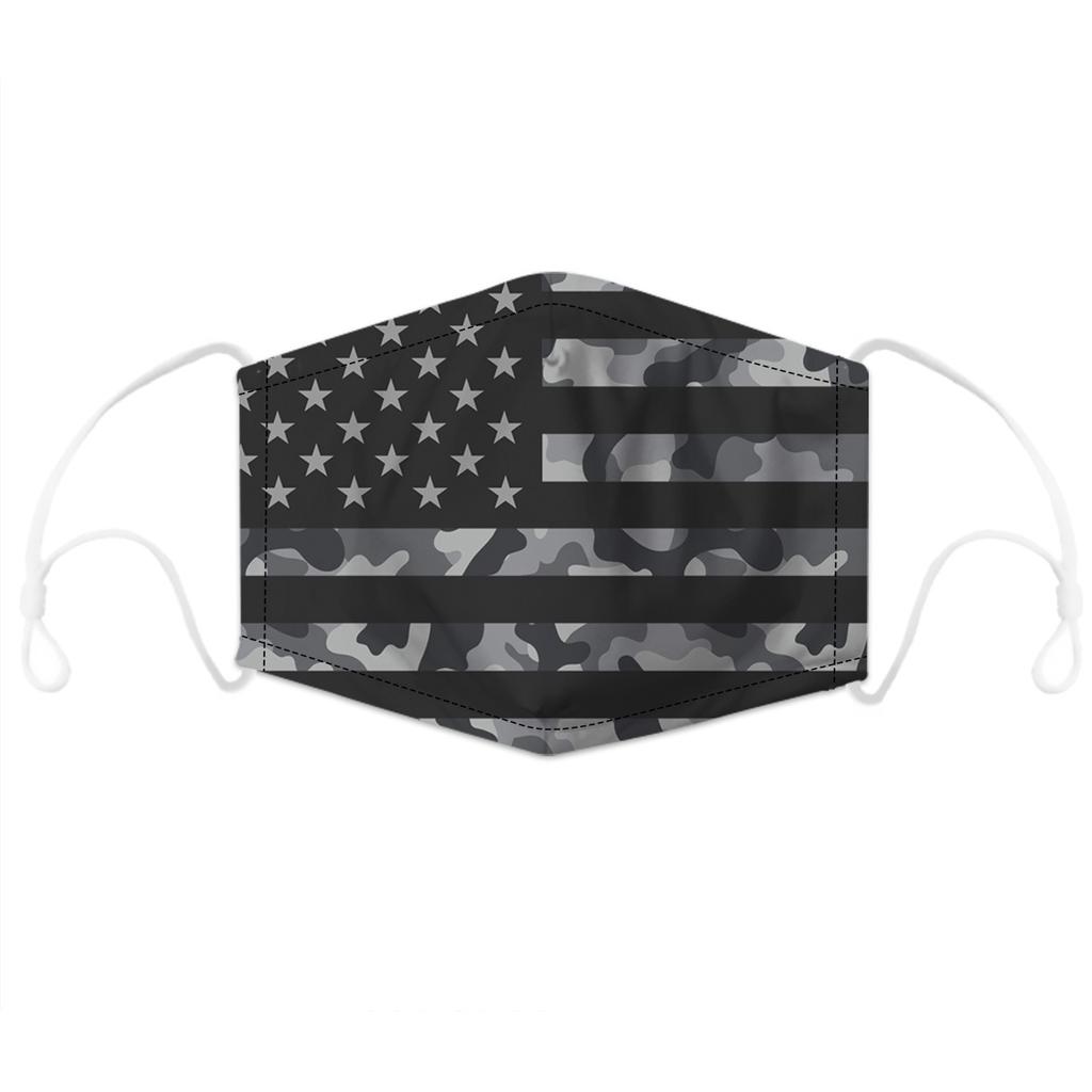 Пылезащитная маска с регулируемым принтом и 5-слойной фильтрацией, дышащая лицевая крышка