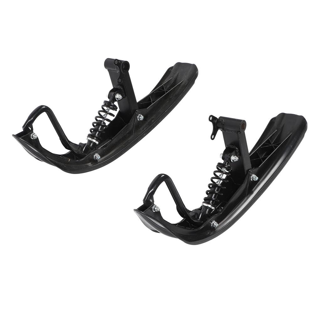 Пара квадроциклетных зимних снежных санок, прочные, долговечные, снежный гонщик, салазки со скребками, улучшают сцепление для картинга, UTV