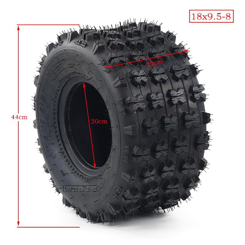 Электрический багги для пляжа с вакуумными шинами 18x9.5-8 и 19x7-8