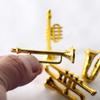 Bar Drum Microphone Miniature Violin Guitar Piano Model Saxophone Trumpet Doll Musical Instruments