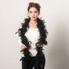 Feather Scarf Party Sequin Foil 2 Meters Long Adult Size Scarf Parties Celebrations Stage Performances Fluffy Scarf