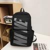 Men Large Capacity Backpack Middle School Student Schoolbag Lightweight Nylon Waterproof Travel Backpack