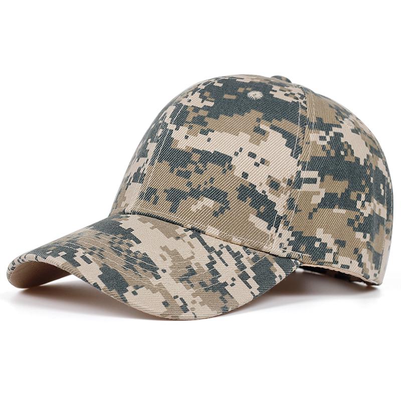 Fashion Men Camouflage Baseball Cap Outdoor Sports Snapback Hat Hip Hop Tactical Hats Visor Caps