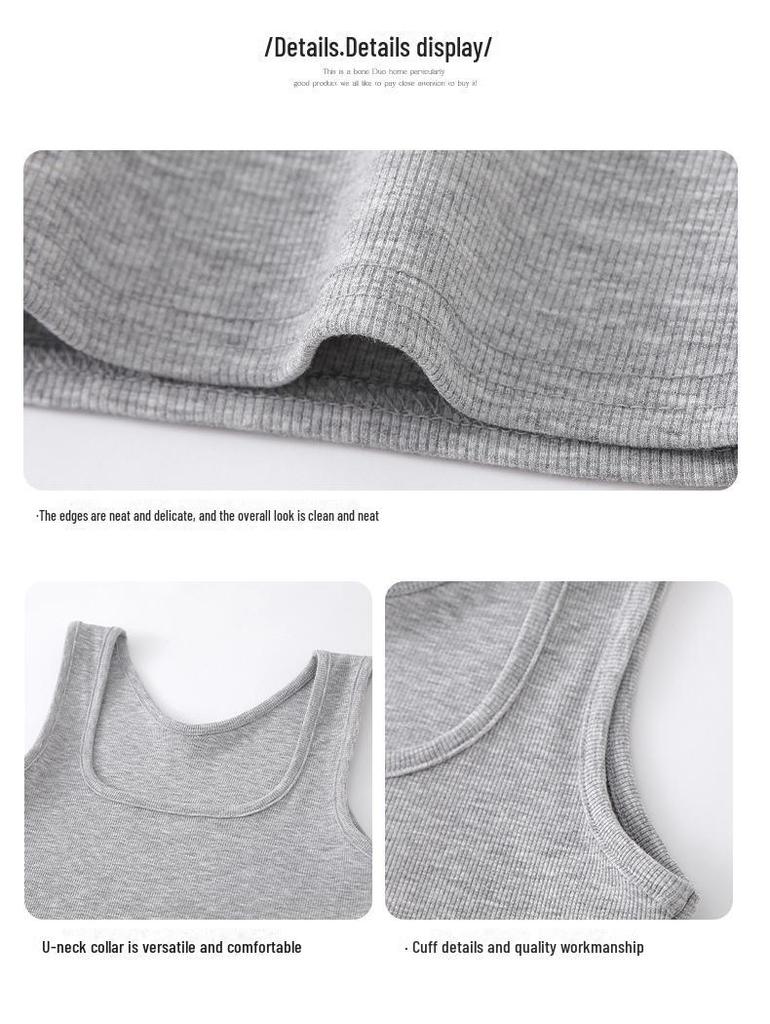 H237 весна/лето женский жилет без рукавов с U-образным вырезом и широкими плечами