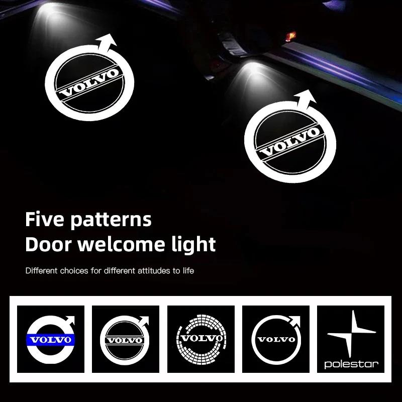 HD 2X Car LED Door Welcome Light Projector Logo Ghost For Volvo Xc60 Xc90 V40 V60 S60 V50 V90 S80 C40 XC40 V70 XC70 C30 C70