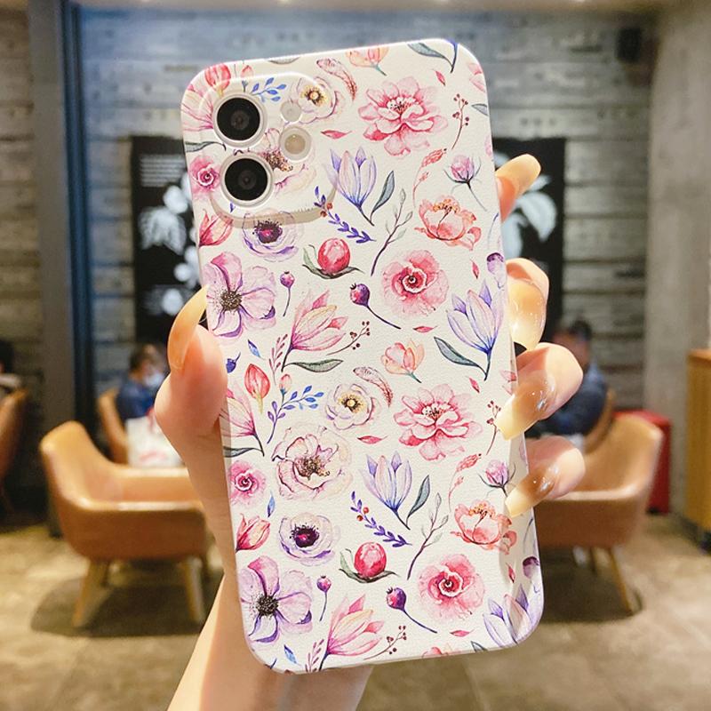 Чехол с цветочным узором для Samsung Galaxy S23 S22 Plus S21 S20 FE Ultra S10 S9 S8 S7 Edge S10E S 23 20 10 Lite, мягкий силиконовый чехол