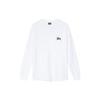 Stussy Базовая футболка с длинным рукавом Унисекс Топы Белый 1994143