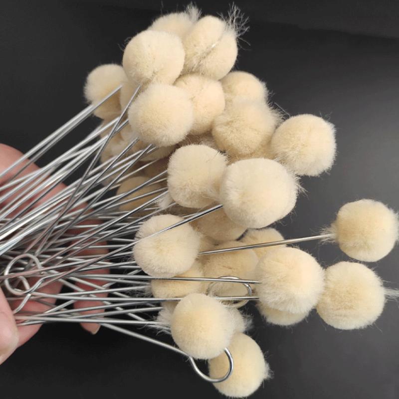 10/30 шт. Шарики из кожи и шерсти Кисть для покраски Инструмент для окрашивания кожи Кисть для покраски кожи Губка Кисть для покраски