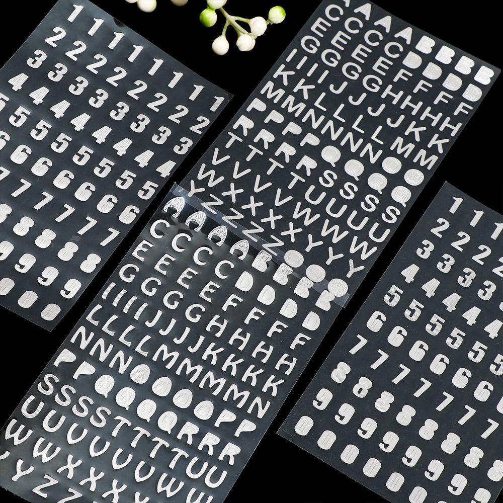 Hand Book Notebook Decor Planner Scrapbook Number sticker Twinkle stickers Letter Self Adhesive