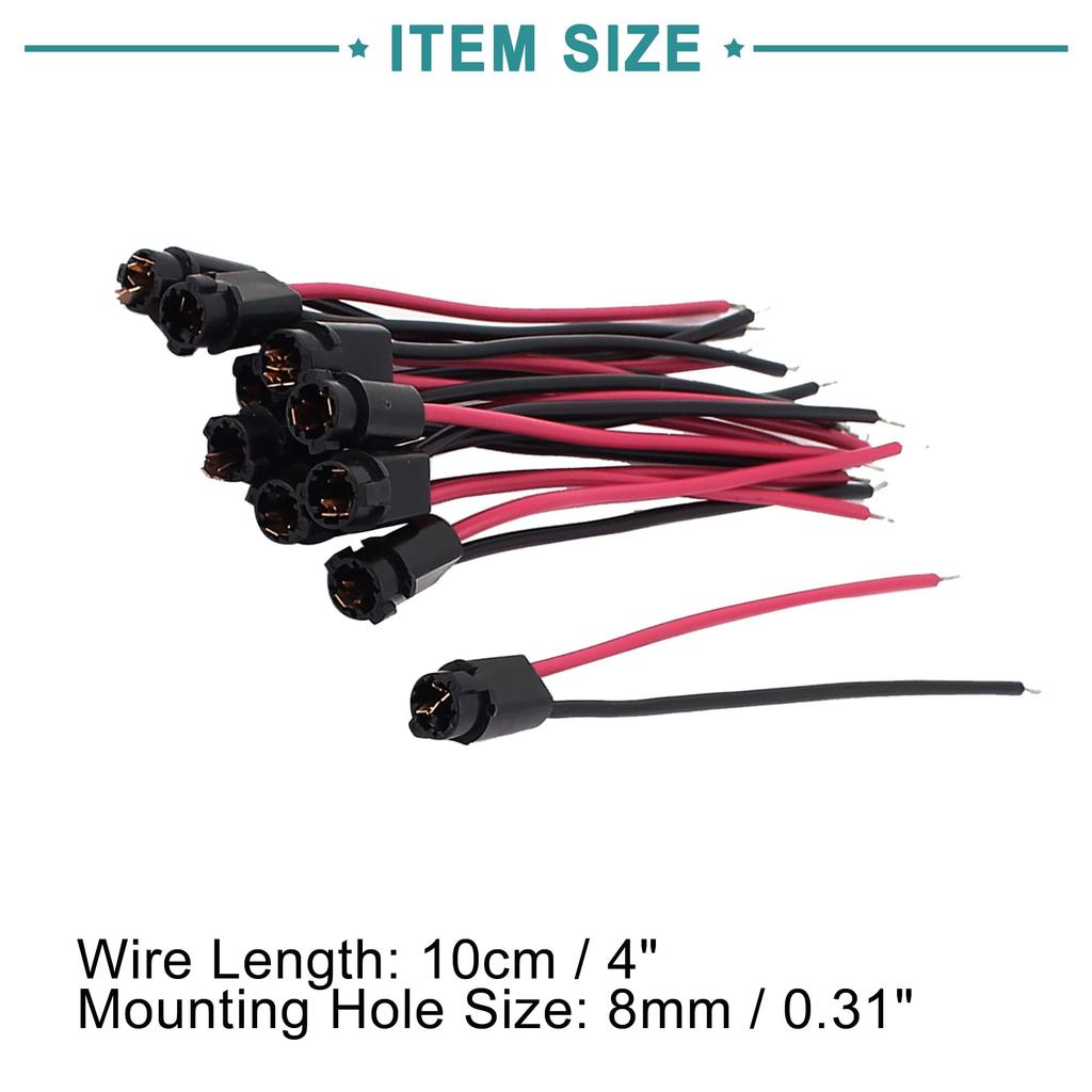 ACROPIX автомобильный разъем жгута проводов универсальный T5 держатель разъема жгута проводов черный 10 шт.