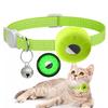 Ошейник-трекер для кошек со светоотражающими полосками, водонепроницаемый регулируемый ошейник для безопасности домашних животных, чехол для обнаружения кошек