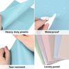 Slot Folders Macaron Color Plastic Double Pocket Heavy-Duty Business Card Slot Organizer Lightweight Sturdy File Folders