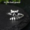 Кольцо Zhenrong Creative Raccoon and Fox Tail Ring - Милый дизайн животных для женщин