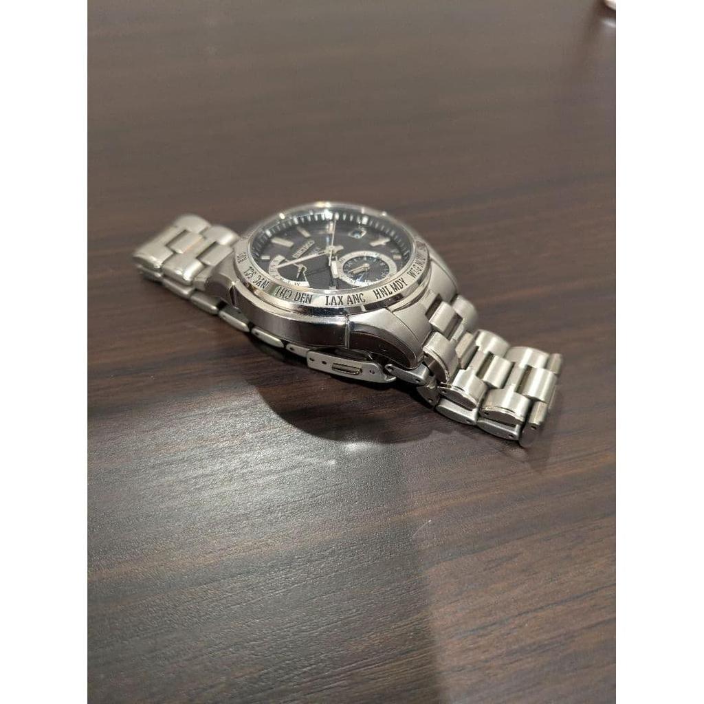 Used SEIKO DOLCE World Time Radio Solar Watch
