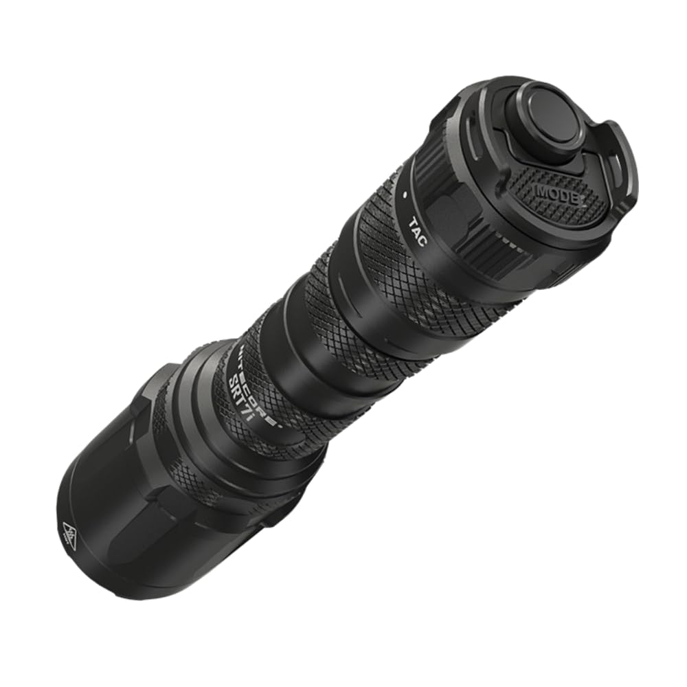 Nitecore SRT7i Tactical 3000 Long Includes 21700i Flashlight, Lumens, Throw, USB-C Rechargeable, [5-Year Manufacturer's Warranty]