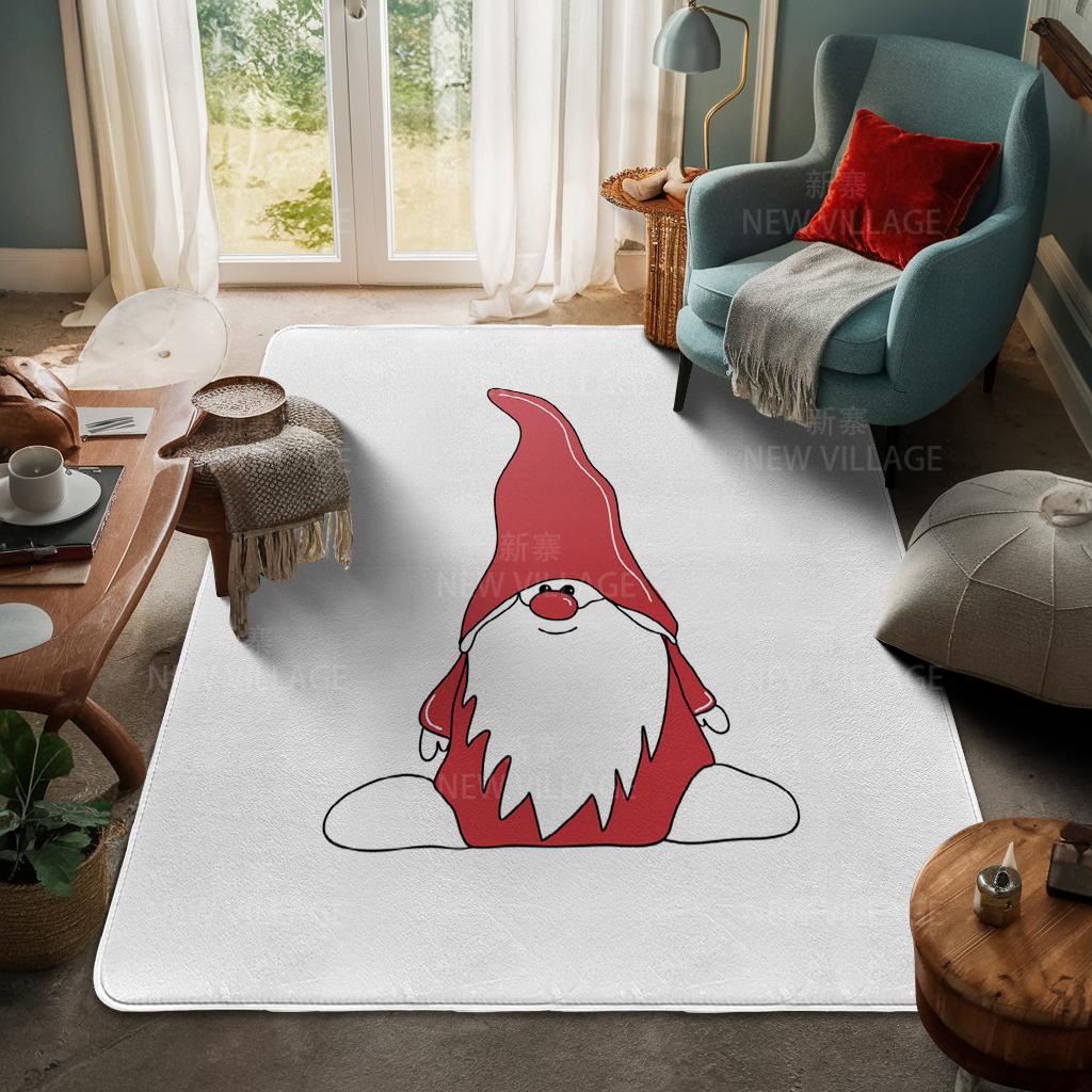 Ковер у входа в дом Домашний коврик у двери Гостиная Ванная Комната Ноги ванная комната Нескользящие коврики с водопоглощением для ванной Счастливого Рождества зима