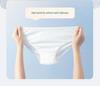 Одноразовое нижнее белье унисекс из стерилизованного хлопка для путешествий и повседневного использования - большой треугольный размер