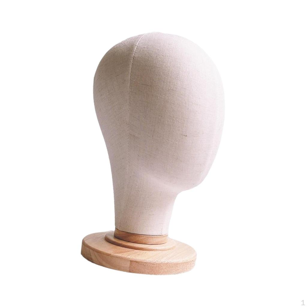Mannequin Head Model Wig Hat Display Stand Holder 54cm Multifunctional Sturdy Manikin for