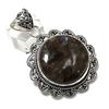 Larvikite Stone Gemstone Handmade 925 Sterling Silver Jewelry Pendant 2.36" n5N55
