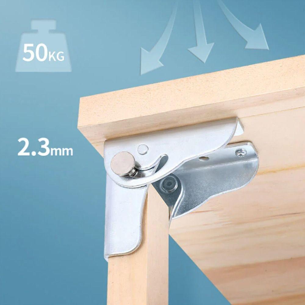 Extension Foldable Fold Feet Hinges Support Frame Table Leg Fittings Self-Locking Folding Hinge